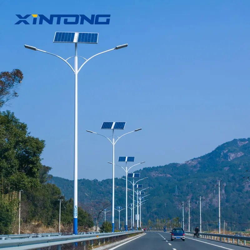 XINTONG All One Solar Street Light 120w Integrated Led Public Lighting CE Certificate