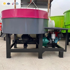 可靠的500L容量盘式搅拌机，用于混凝土砌块生产，带有发动机和电机核心部件 - Product Image 1