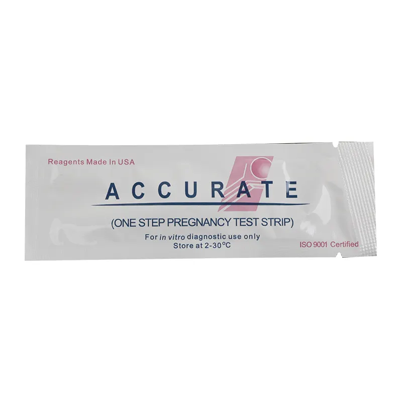 Bonne qualité HCG test de grossesse cassette usage domestique HCG test urine sérum produits médicaux dispositif de test de grossesse