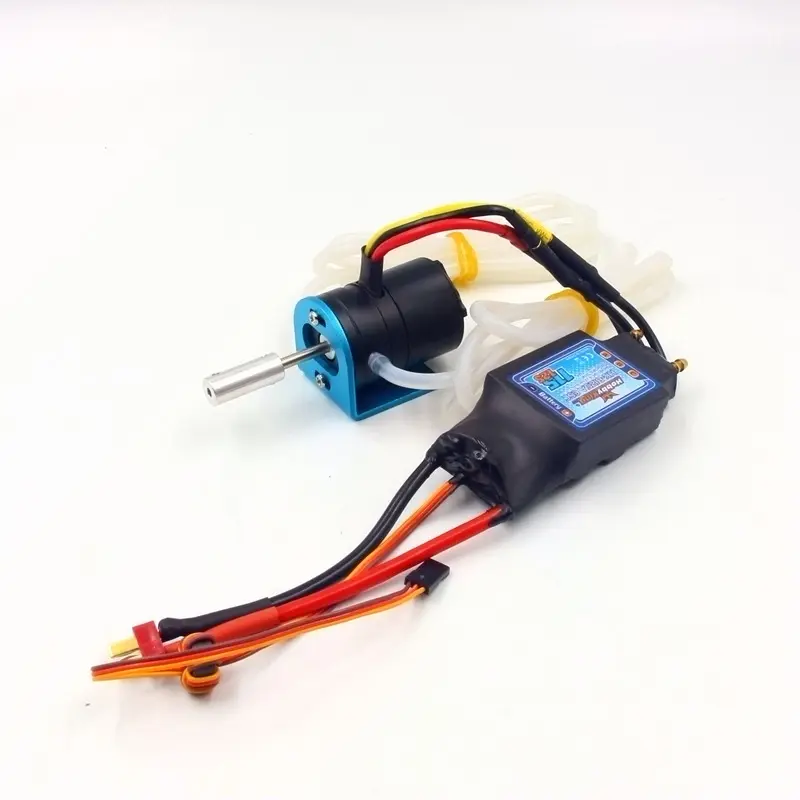 RC hobi radyo kontrol tekne fırçasız motor ESC güç sistemi combo 3536 1700KV 125A ESC su soğutma su geçirmez