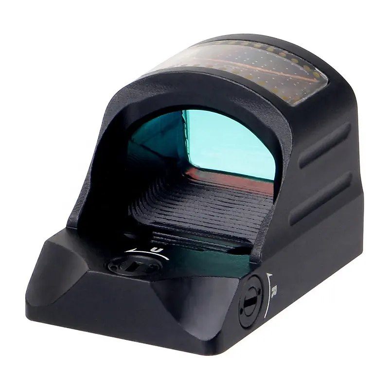 MZJ Optics tactical red dot scope reflex sight mini red dot sight power solar panel red dot sight lens