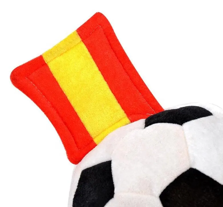 Gorra de terciopelo EK2024 de España para aficionados al fútbol español con bandera