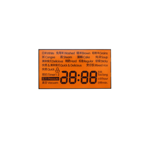 Modulo Display LCD personalizzato a bassa potenza HTN STN schermo LCD sfondo blu codice segmento di testo bianco Display LCD - Product Image 3