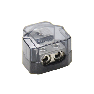 <strong>1</strong>*0/4ga In-2*<strong>4</strong>/8ga Out Amp Power Distribution Block Car Audio Splitter 2 Way <strong>Outputs</strong> Power <strong>Distributor</strong> Block Fuse Holder - Product Image 2