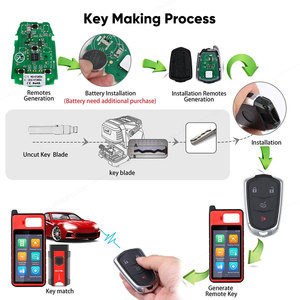 Autel IKEYGM004AL IKEY 4-Taste-Smart-Schlüssel für GM Cadillac verwendet mit Altra Auto Schlüsselprogrammierer OBD2 Scanner KM100 IM508 IM608S II - Product Image 6