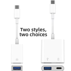 USB 3.0 OTG适配器全新USB C至USB a & C至C转换器音频DC充电端口PD相机适配器 - Product Image 2