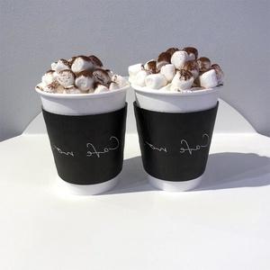 Neon Glow Coffee Cups 12 OZ Vibrant UV-Reactive, Leak-Proof &amp; Recyclable Perfect for Night Caf&eacute;<strong>s</strong> and Party Events - Product Image 2