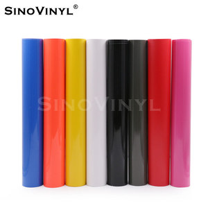 SINOVINYL ücretsiz örnek yapışkanlı vinil renkli kesme vinil reklam için parlak ve mat yapıştırıcı Craft vinil - Product Image 1