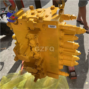 PC200-7 Гидравлический Главный компрессорный регулирующий клапан Komatsu, направленный 4 Золотниковый регулирующий гидравлический клапан для экскаватора PC200-7 PC210-7 - Product Image 1