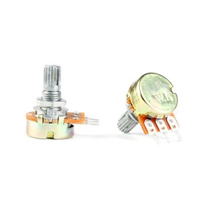 Potenciómetro único WH148 Mango corto Mango de 3 pines Longitud 15mm Resistencia ajustable 5/10/20/50/100K - Product Image 3