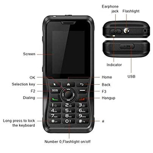 Global Call Poc Mobile Phone Zello T310 Rugged 4G Poc WiFi Radio with 2.4 Inch Small Keypad 4G <strong>Network</strong> Two Way Radio - Product Image 4