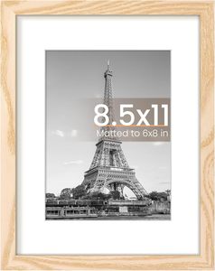 5x10 inç altın sertifika Poster fotoğraf çerçevesi çam ahşap yatay dikey formatlar duvar asılı masa kullanımı temperli cam 6x8 - Product Image 2