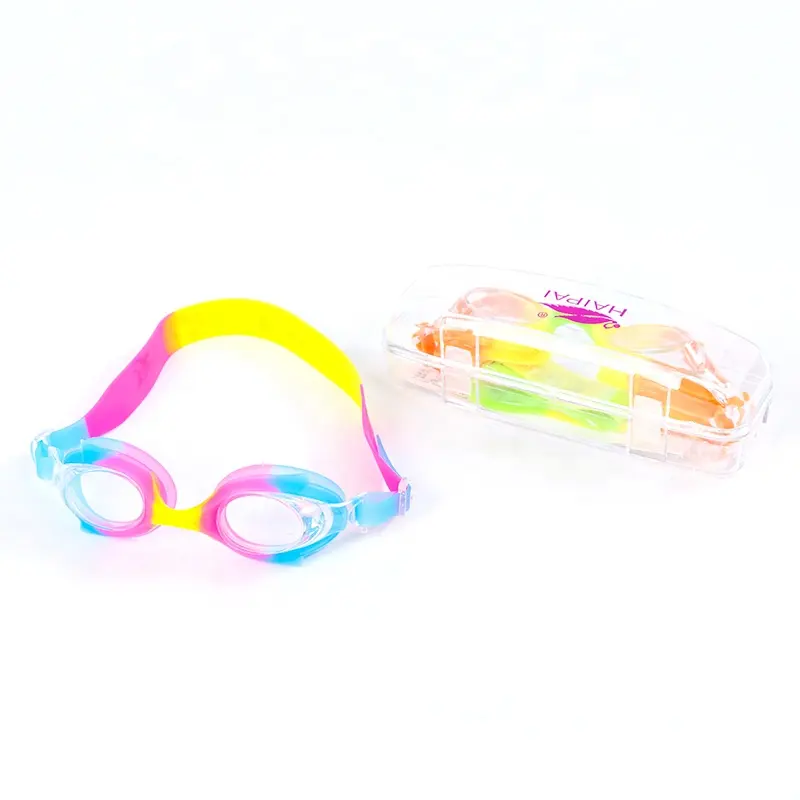 Proveedor de china precio barato de silicona gafas de natación para niños