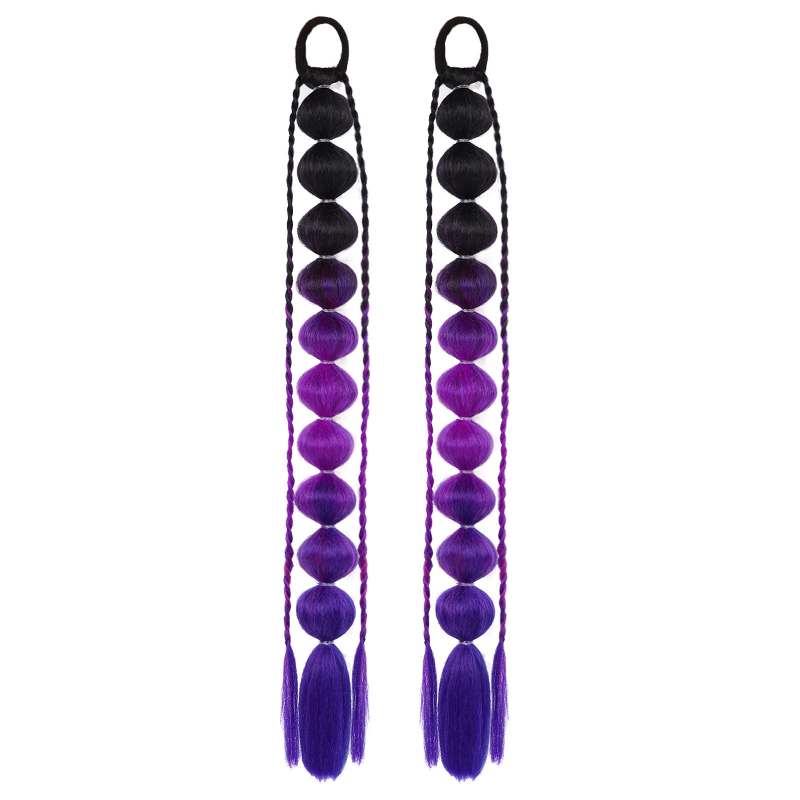 Negro + violeta claro + violeta intenso