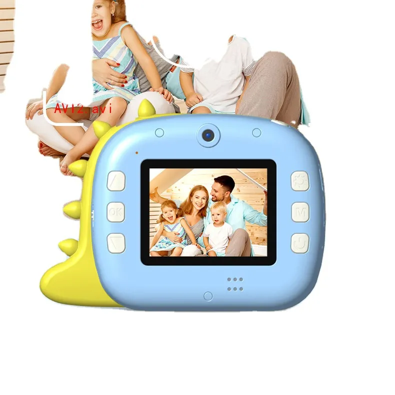 Batería de litio de alta potencia 1200W Pixel lente dual delantera y trasera HD cámara de video digital juguetes para niños Cámara