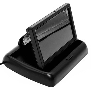 Monitor universal para coche, pantalla TFT LCD de 12V, ventosa de 2 canales RCA para cámara de respaldo, Vista frontal/trasera, 4,3 - Product Image 4