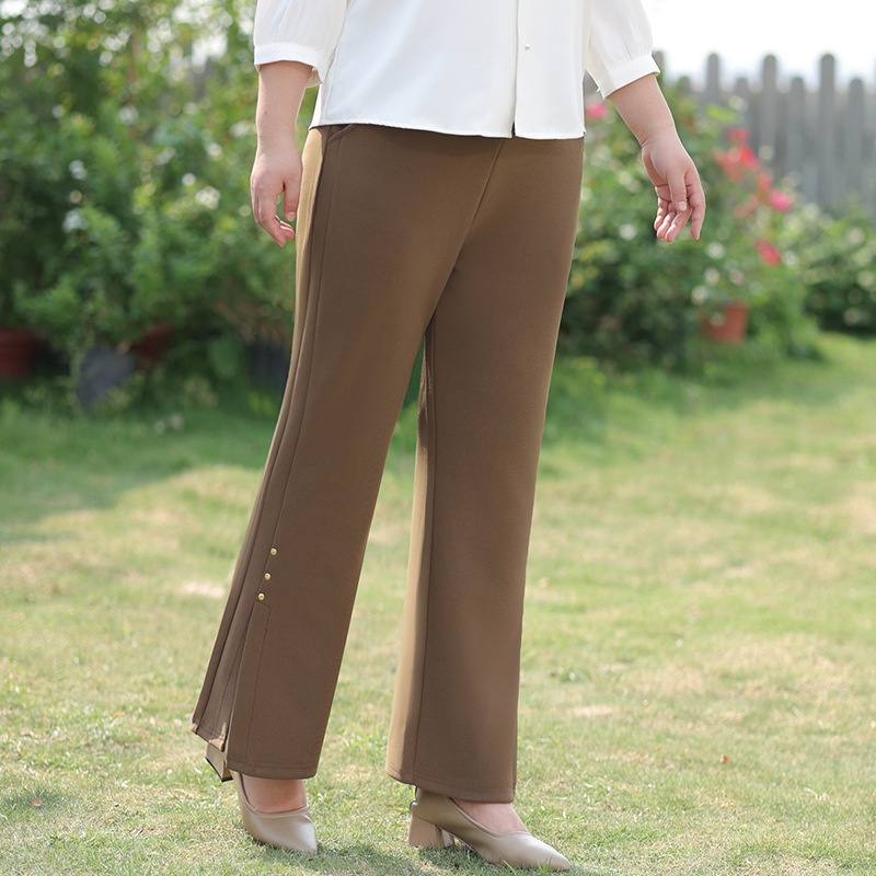 Pantalon d'affaires marron Big and Tall