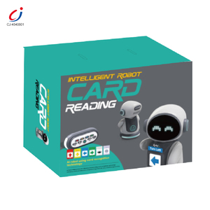 Chengji Ai Desktop Robot Lernspiel zeug Wiederauf ladbare Licht musik Programmier bare Intelligenz Kinder Flash Card Robot - Product Image 5