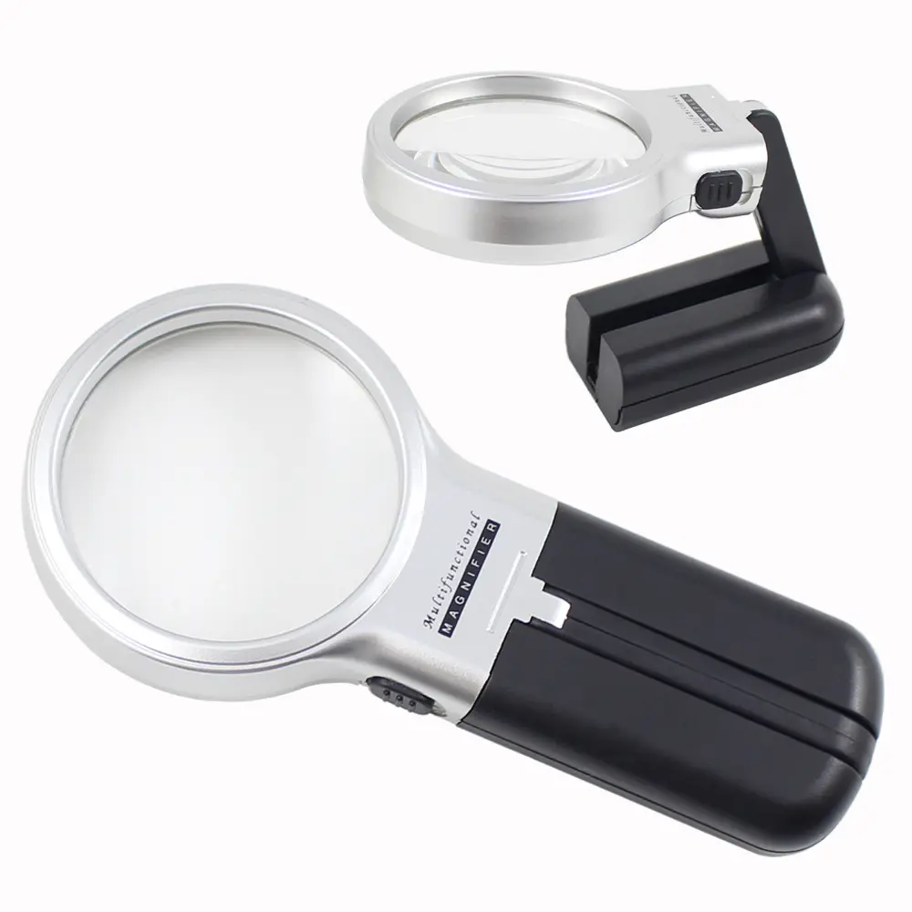 3x LED Professional l Light Jewelry Magnifier Watch Repair Tool Antique Gemstone Identification Magnifier