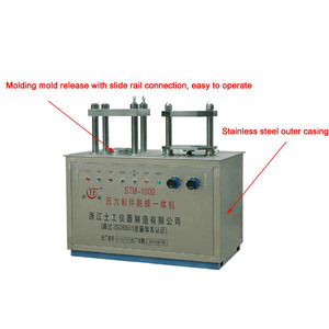 Toprak beton test yüksek verimli laboratuar ekipmanları için STM-1000 Unconfined numune kalıplama ve ekstrüzyon makinesi - Product Image 3