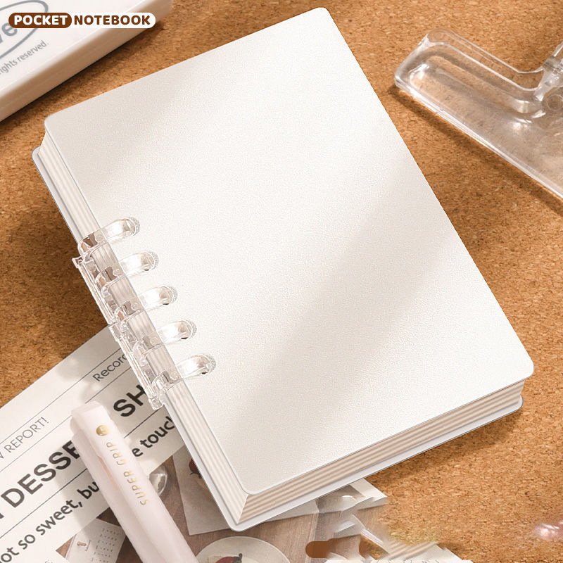 horizontal flip simple white 80 sheets/160 pages