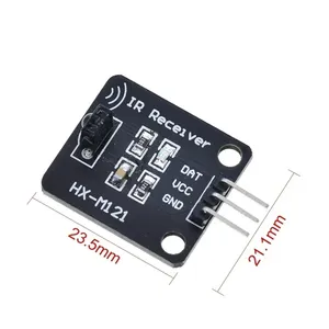 1 juego/lote 38KHz módulo transmisor infrarrojo IR módulo Sensor receptor infrarrojo Digital IR para Arduino bloque de construcción electrónico