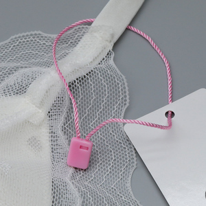 Hot Selling Fashion Garments Swing <strong>Tag</strong> <strong>String</strong> <strong>Plastic</strong> Security <strong>Tag</strong> Polyester Rope Fastener <strong>Loop</strong> Lock Pin for Garment <strong>Tag</strong>