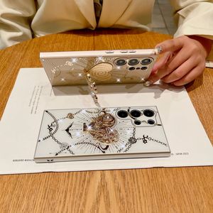 جراب حامل قلب حب فاخر بلينغ S24 S23 غطاء هاتف ماسي بحبل قصير حافظة هاتف S25 ألترا - Product Image 4