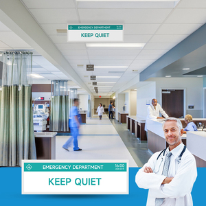Sistema de llamada de enfermera de hospital Botón de emergencia e intercomunicador de 2 vías para asistencia Sistema de llamada de enfermera con cable - Product Image 5