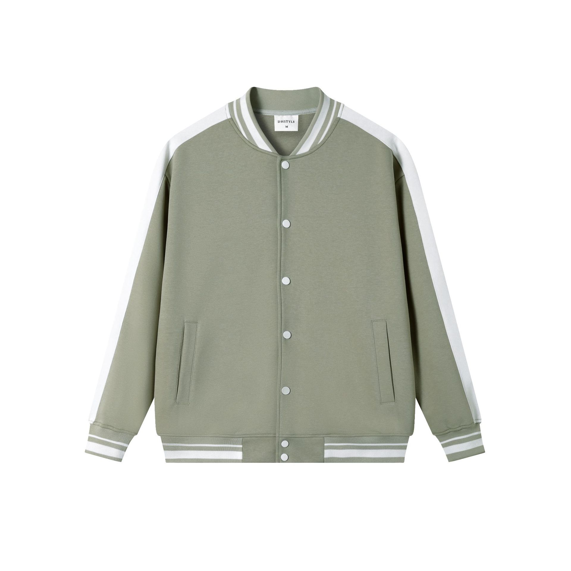 Gray-green and white