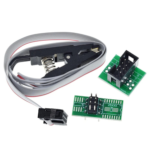 Clip de prueba SOIC8 SOP8 para EEPROM 93CXX/25CXX/24CXX programación en circuito en programador USB TL866CS TL866A EZP 2010 - Product Image 3
