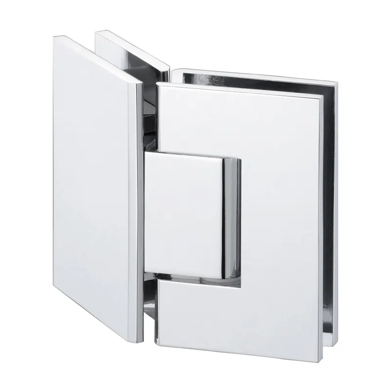 Economical Glass To Glass Hinged Chrome Nickel Gold Plated Glass Shower Door Metal Hinges