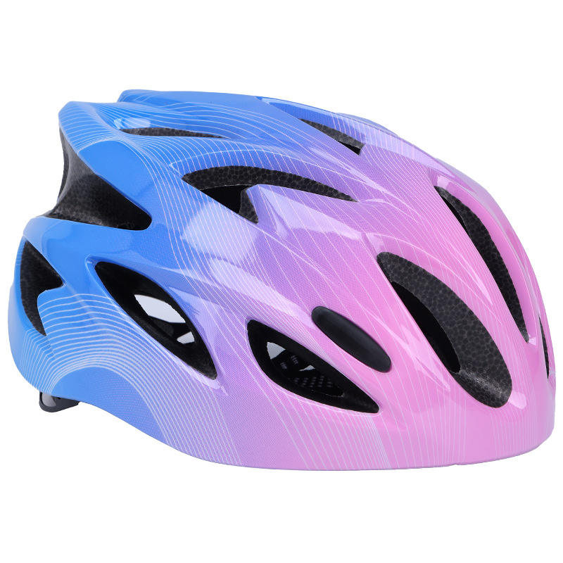 Gradient pink k8 childrens helmet