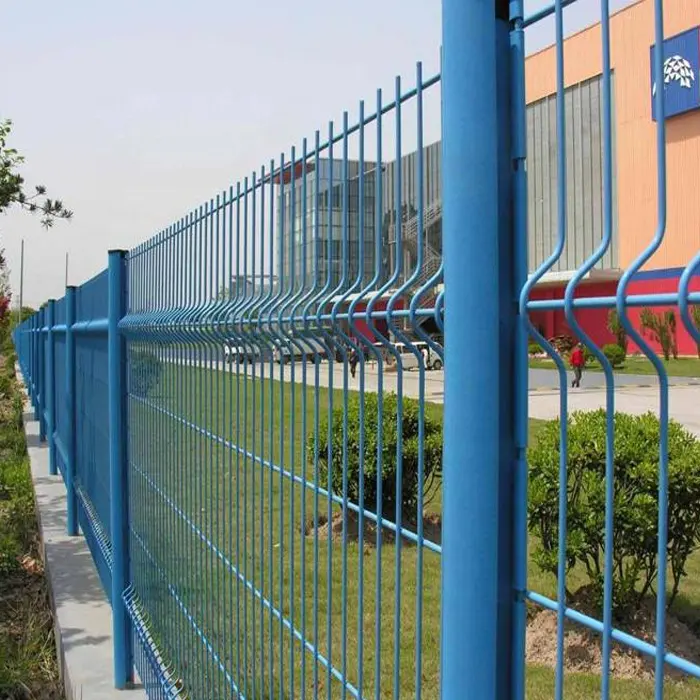 Residential PVC Coated fence 3D Wire Mesh Panels Game Ranch and Farm Fencing