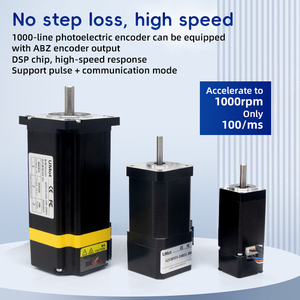 UMOT 5-12 N.M High Torque <strong>4</strong>-6a Hybrid <strong>2</strong> Phase 86mm Nema34 Closed Loop Servo Motor With <strong>Encoder</strong> Kit for Industrial Sewing Machine - Product Image 2
