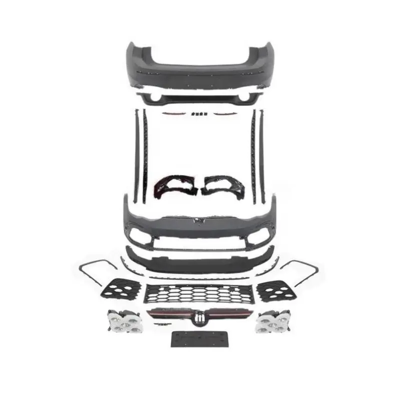 Sistema carrozzeria automatico per Volkswagen Golf 8 a GTi compreso il gruppo paraurti anteriore e posteriore con griglia, minigonne laterali e fendinebbia