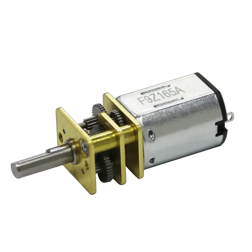 Microcepillo electrónico DC Motor de engranaje recto N10 N20 N30 con caja de cambios para soporte de desbloqueo automático