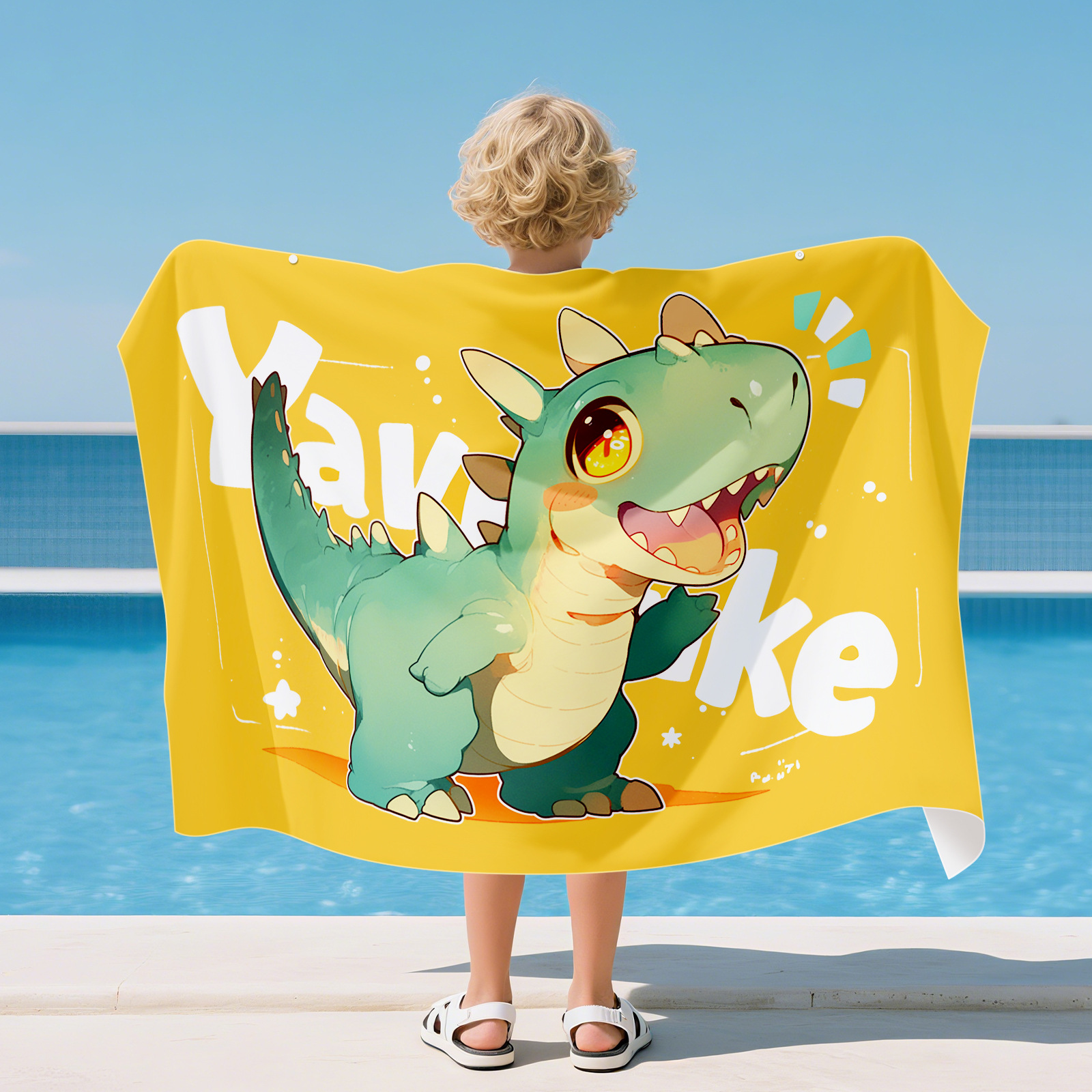 Sunshine little dinosaur-quick-dry snap deduction
