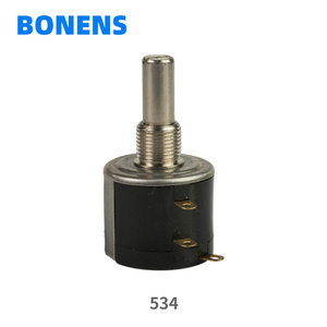 534 Multi-turn10 turn wirewound <strong>potentiometer</strong> Adjustable rotary <strong>potentiometer</strong> 5% <strong>linear</strong> 0.25% 2w <strong>potentiometer</strong> 10k ohm - Product Image 2