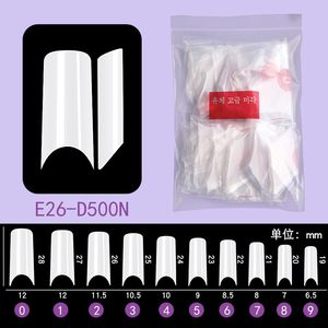 ปลายเล็บเจลนุ่มพิเศษทรงสี่เหลี่ยม10ขนาดจากโรงงาน - Product Image 6