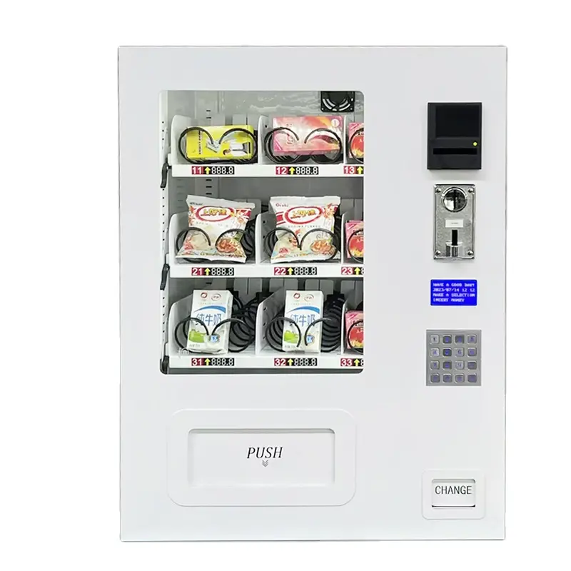 Desktop lettore di carte banconote snack e bevande distributore automatico con cambio monete MDB/DEX