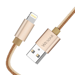 Wesdar สายชาร์จเร็ว18W, สายเคเบิ้ลเชื่อมต่ออะลูมิเนียมสายเคเบิล USB-B สำหรับโทรศัพท์มือถือ - Product Image 6