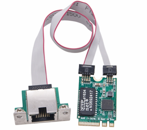 M2 RJ45网络适配器RTL8125BG芯片迷你Pci-e/M.2 A + E密钥千兆以太网局域网网卡2.5G/1000/100Mbps PCIE总线 - Product Image 5