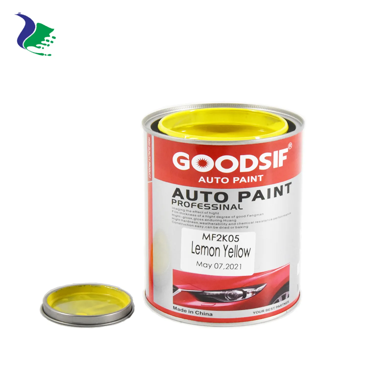 Vernice automatica GOODSIF ad alta tinta unita 2K smalto per autoveicoli acrilico Mix Toner sistema Tiner vernice per Auto con prodotti chimici di gamma completa