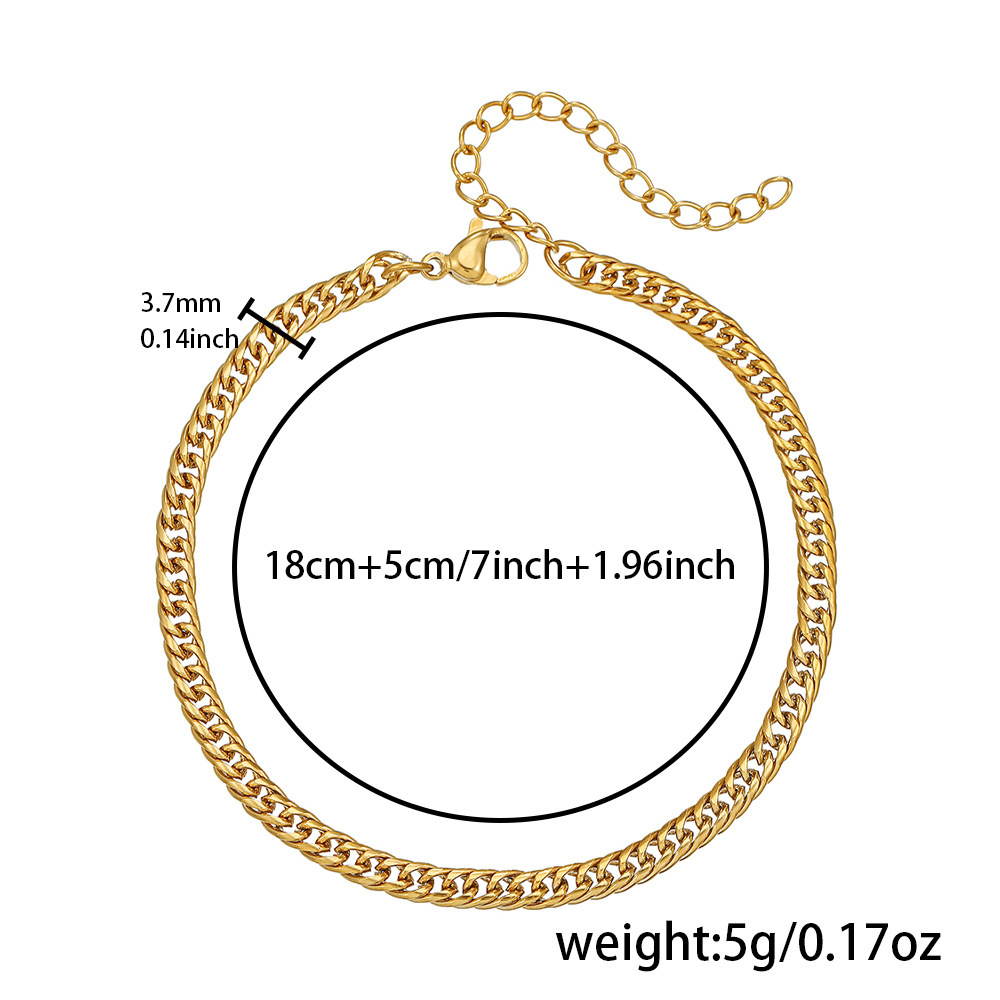 P0029-1 Bracelet (0.8 Double Buckle Rounded Grinding)