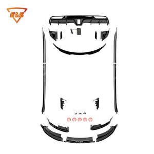 Difusor trasero LED Tesla Model 3 2024, kit de carrocería negra brillante no destructiva, actualización con modificación de coche MSL - Product Image 6