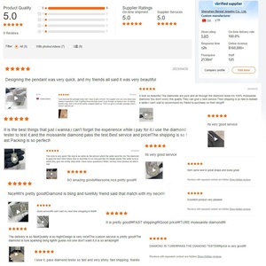 Tùy Chỉnh Vượt Qua Kim Cương Tester Iced out VVS Moissanite Tên Thư Tiền Túi Trái Tim Thành Phố Nhà Vương Miện 925 Bạc Mặt Dây Chuyền Vòng Cổ Người Đàn Ông - Product Image 6