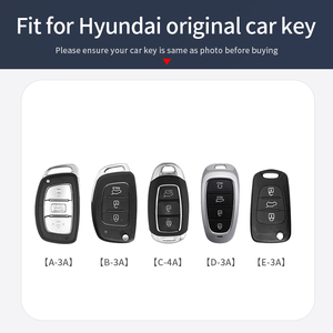 ที่ครอบกุญแจคาร์บอนไฟเบอร์รีโมทคอนโทรลอัจฉริยะสำหรับรถทุกรุ่น Hyundai celesta I35อุปกรณ์เสริมกุญแจรถยนต์ - Product Image 2