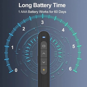 שלט רחוק בצורת עט, מצביע לייזר רב תכליתי עם אור אדום לטעינה, להדגמות הוראה, להרצאות עסקיות ו-PPT - Product Image 5