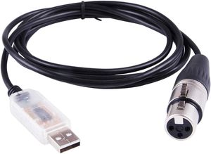Adattatore di interfaccia da USB a DMX512 cavo Controller di fase Dimmer RS485 - Product Image 2
